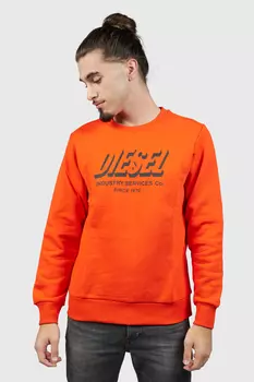 Толстовка - Красный - Классический крой Diesel