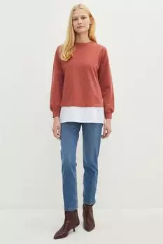 Толстовка - Красный - Классический крой LC Waikiki, красный