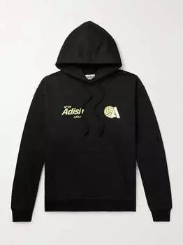 Толстовка Kurat из хлопкового джерси с логотипом ADISH, черный
