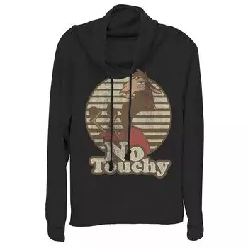 Толстовка Kuzco Llama No Touchy с воротником-хомутом Disney's Emperor's New Groove Juniors Licensed Character, черный
