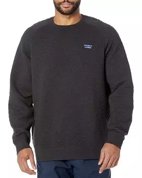 Толстовка L.L.Bean Quilted Crew Neck - Tall, угольный