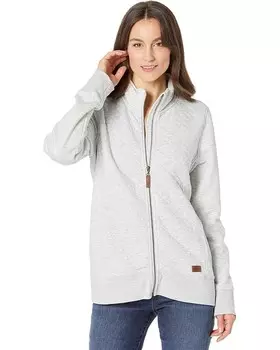 Толстовка L.L.Bean Quilted Full Zip Sweatshirt, цвет Light Gray Heather