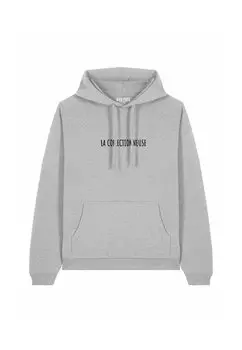 Толстовка LA COLLECTIONNEUSE EMBROIDERY UNISEX OVERSIZE - Hoodie Mira Paris, серый