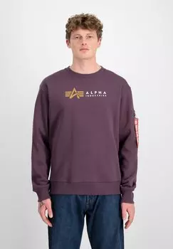 Толстовка LABEL Alpha Industries, фиолетовый