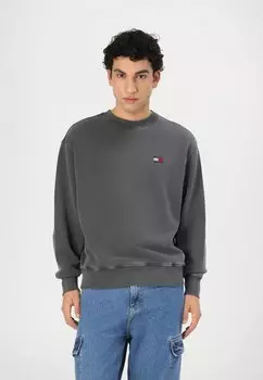 Толстовка LABEL CREW Tommy Jeans, антрацит