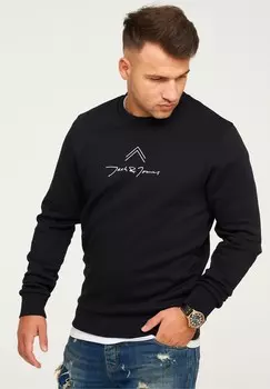 Толстовка LABO CREW NECK Jack & Jones, черный