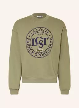 Толстовка LACOSTE, цвет KHAKI/DUNKELBLAU