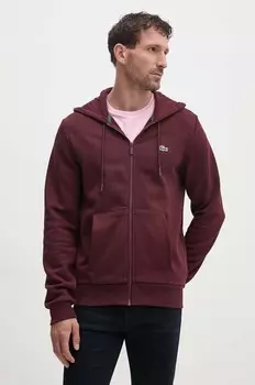 Толстовка Lacoste, гранатовый