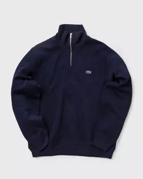 Толстовка Lacoste Half Zip Sweatshirt, цвет navy blue