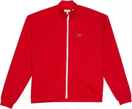 Толстовка Lacoste Heritage Codes Back Graphic Full Zip Sweatshirt, цвет Fireman/White