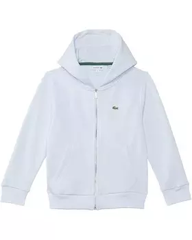 Толстовка Lacoste Kids Classic Full Zip Fleece Sweatshirt MM, цвет Phoenix Blue