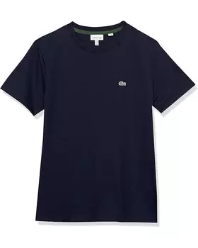 Толстовка Lacoste Kids Short Sleeve Crew Neck Classic Cotton T-Shirt, цвет Navy Blue