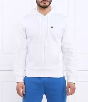 Толстовка Lacoste классического кроя, белый