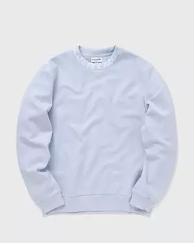 Толстовка Lacoste Logo Jacquard Collar Double Face Sweatshirt, цвет phoenix blue
