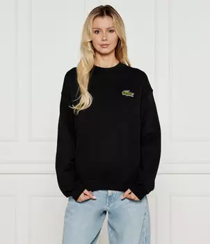 Толстовка Lacoste Loose fit, черный