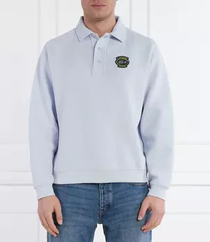 Толстовка Lacoste Loose fit, небесно-голубой