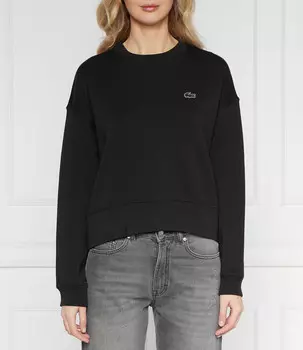 Толстовка Lacoste Oversize fit stretch, черный