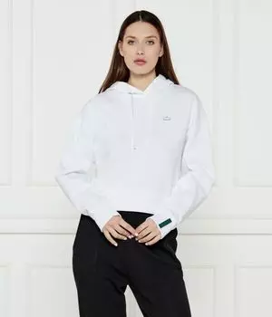 Толстовка Lacoste Relaxed Fit, белый