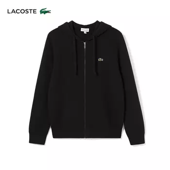 Толстовка Lacoste с капюшоном, черный