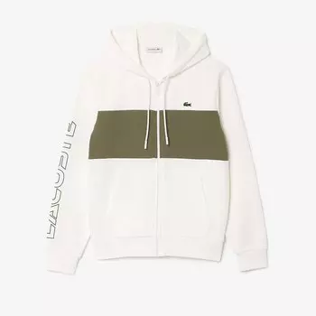 Толстовка Lacoste SH1416 Full Zip, бежевый
