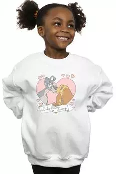 Толстовка Lady And The Tramp Love Disney, белый