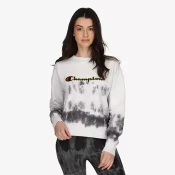 Толстовка Lady Tie&Die с круглым вырезом Champion, белый