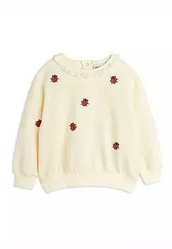 Толстовка LADYBUGS UNISEX Mini Rodini, слоновая кость