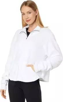 Толстовка LAmade Bello Plush Modal Fleece 1/2 Zip, белый