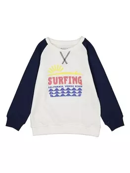 Толстовка lamino, цвет creme/dunkelblau