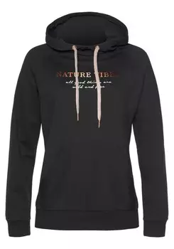 Толстовка LASCANA, черный