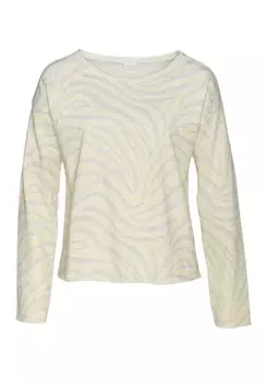 Толстовка LASCANA, крем