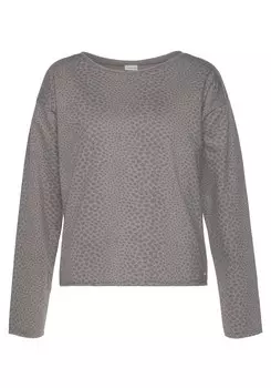 Толстовка Lascana, серый/антрацит