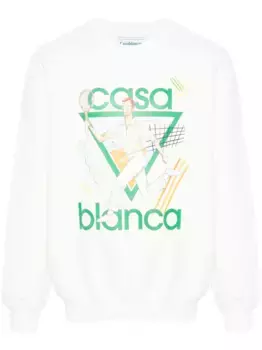 Толстовка Le Jeu из органического хлопка CASABLANCA, белый