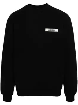 Толстовка Le Sweatshirt Gros Grain JACQUEMUS, черный