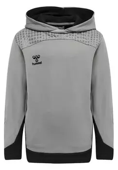 Толстовка LEAD POLY HOODIE KIDS Hummel, цвет grey melange