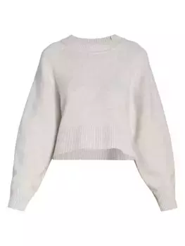 Толстовка Leandra из смеси шерсти и кашемира Isabel Marant, цвет sand