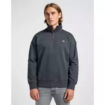 Толстовка Lee 112364129 half zip, серый