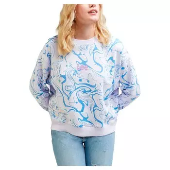 Толстовка Lee L36BSRA07 Cropped, синий