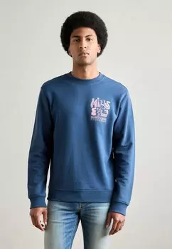 Толстовка LEFT CHEST ARTWORK Scotch & Soda, темно-синий