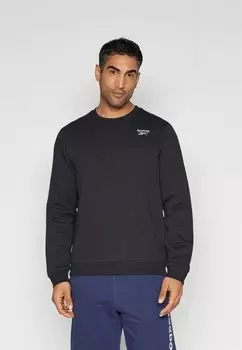 Толстовка Left Chest Logo Crew Reebok, черный