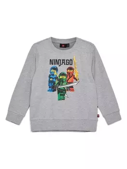 Толстовка LEGO kidswear, цвет mottled grey