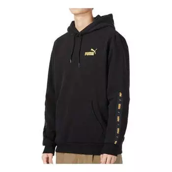 Толстовка leisure sideline hoodie 'black' Puma, черный