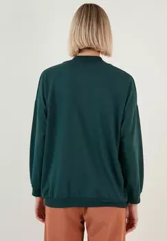 Толстовка LELA, темно-зеленый