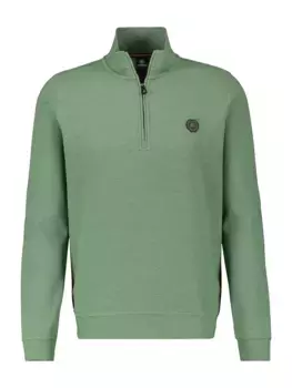 Толстовка LERROS "LERROS Sweat Troyer структурированного качества", зеленый