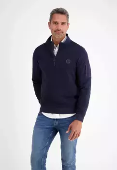 Толстовка LERROS "LERROS Troyer в рубчик ", цвет морской волны