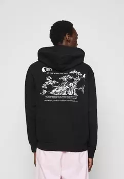 Толстовка LET YOUR WORRIES FADE AWAY UNISEX Obey Clothing, цвет black