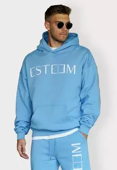 Толстовка LETTERING OVERSIZED ESTEEM, цвет azure