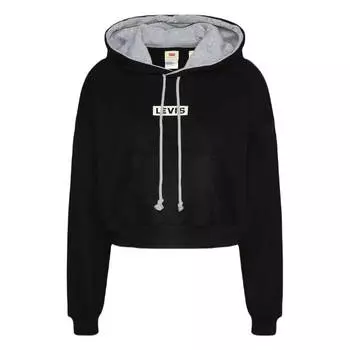 Толстовка Levi's Graphic Laundry Hoodie, черный/серый
