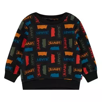 Толстовка Levi's All Over Print Baby, черный