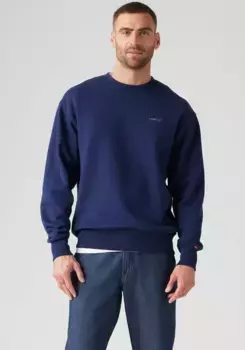 Толстовка Levi's "AUTHENTIC CREW" с вышивкой логотипа, цвет Sargsea
